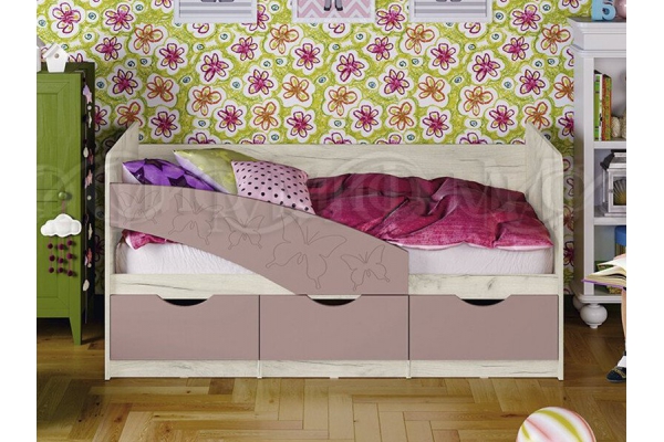 Кровать Бабочки Шарли Pink